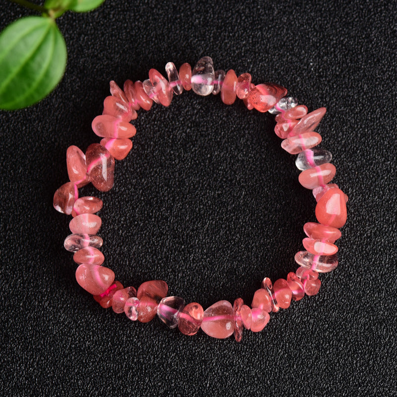 Natural Crystal Irregular Stone Bracelet