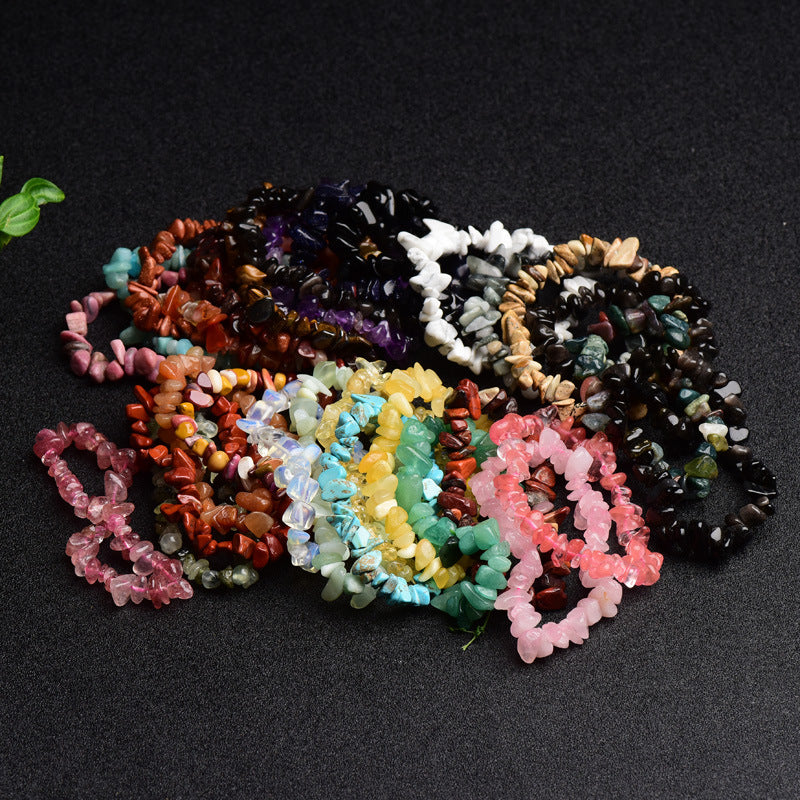 Natural Crystal Irregular Stone Bracelet