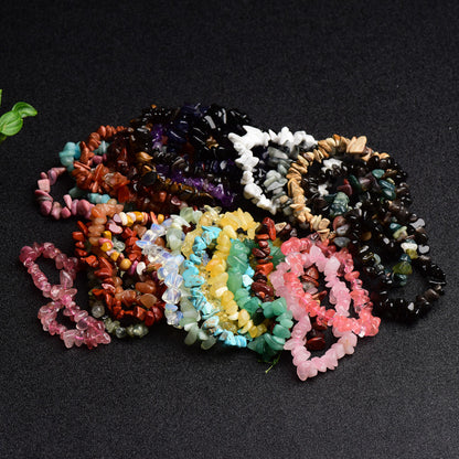 Natural Crystal Irregular Stone Bracelet