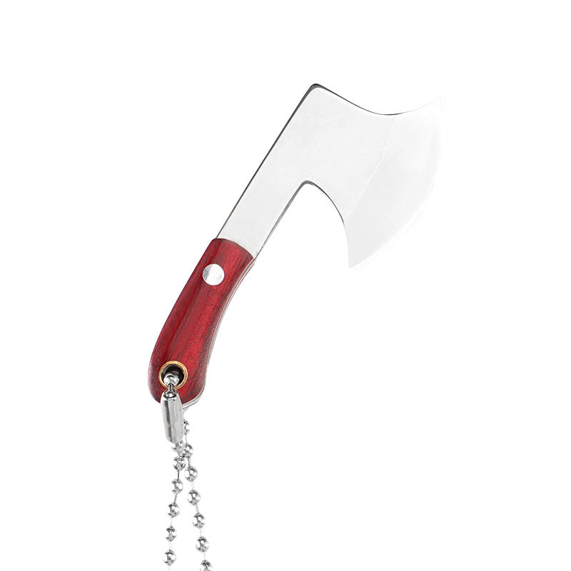 Damascus Pattern Mini Knife with Protective Sleeve