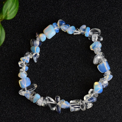Natural Crystal Irregular Stone Bracelet