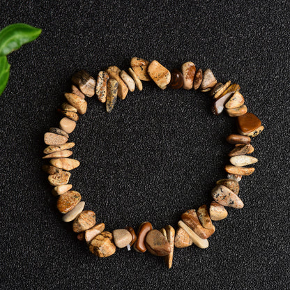 Natural Crystal Irregular Stone Bracelet