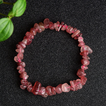 Natural Crystal Irregular Stone Bracelet