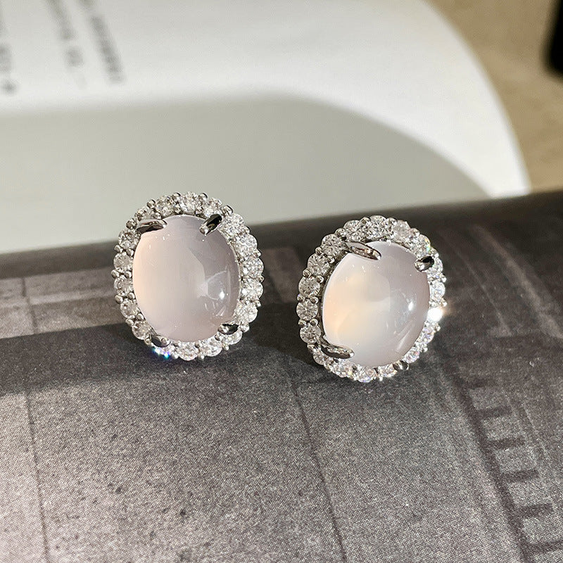 Vintage Gold Pearl Earrings Tassel Stud Earrings No Piercing Ear Clip