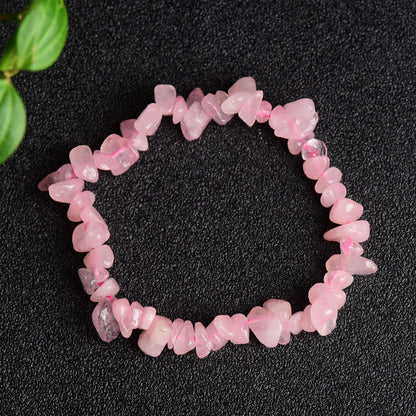 Natural Crystal Irregular Stone Bracelet