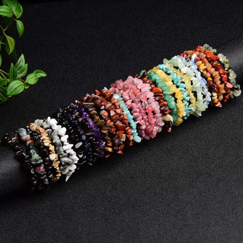 Natural Crystal Irregular Stone Bracelet