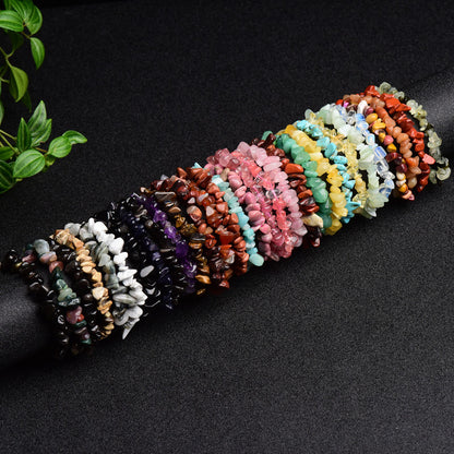 Natural Crystal Irregular Stone Bracelet
