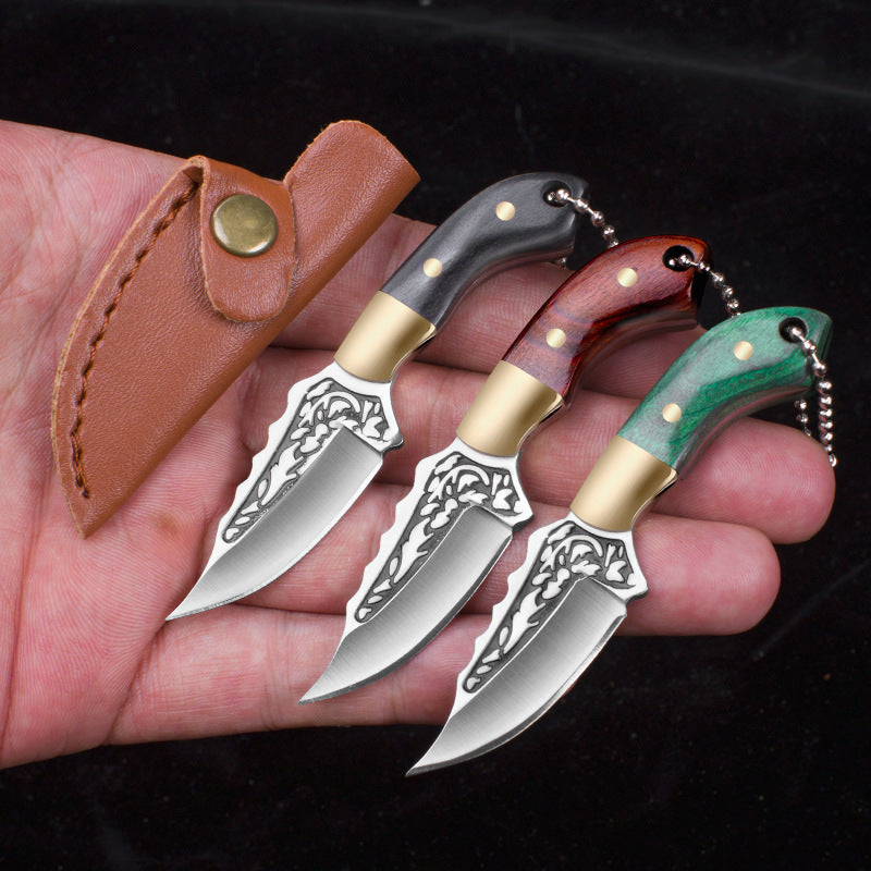 Mini Pocket Knife Micro Portable Keychain Pendant with Cover