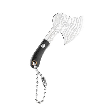 Damascus Pattern Mini Knife with Protective Sleeve